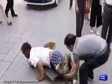 Beggar Faking Disability Gets Caught