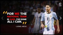 Lionel Messi Announces Retirement from International Football