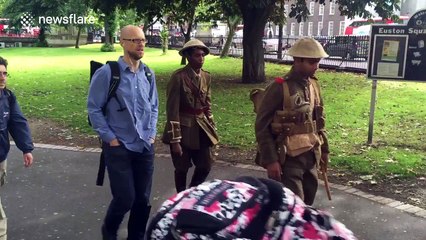 Tribute to the men killed and wounded at the Battle of the Somme
