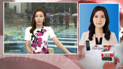 Heavy rain across Korea