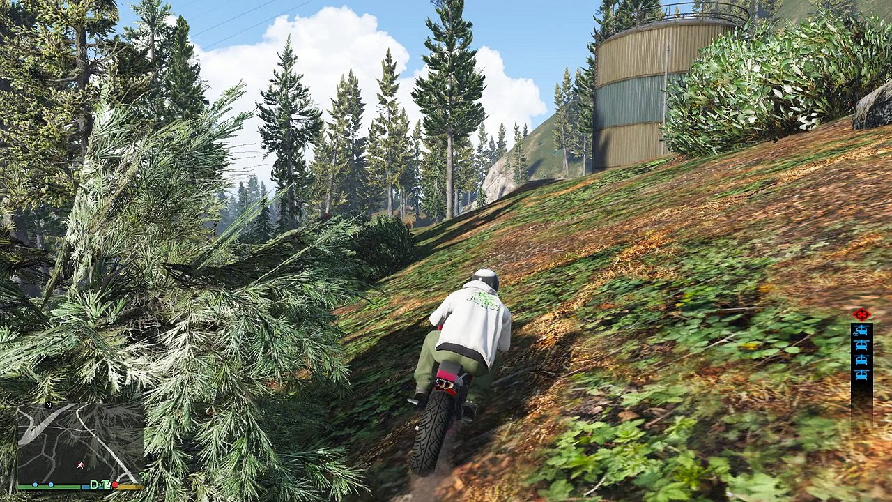 GTA V - Valkyrie escape on a motorbike (Accuracy Fix & Bodyguard Squads Mod)