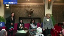 First Lady Michelle Obama speaks in Marrakesh, Morocco