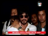 SRK cuddles sleepy AbRam in his arms after winning hearts at IPL Match