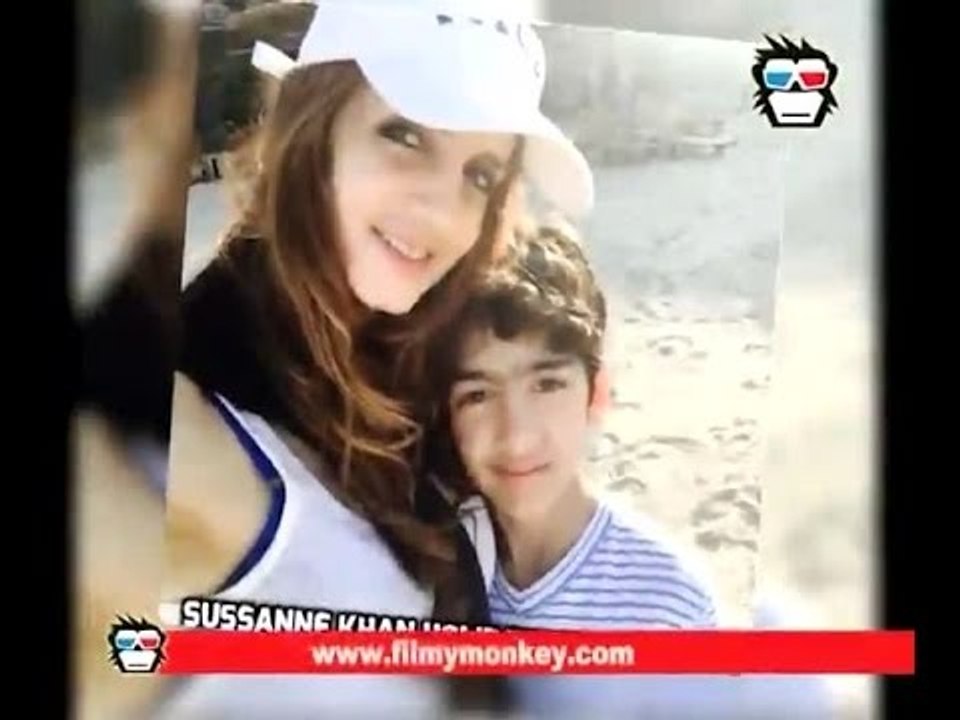 WATCH Sussanne holidaying with Kids; leaving Hrithik-Kangana’s controversy aside