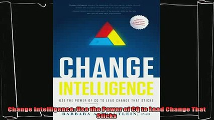 book online   Change Intelligence Use the Power of CQ to Lead Change That Sticks