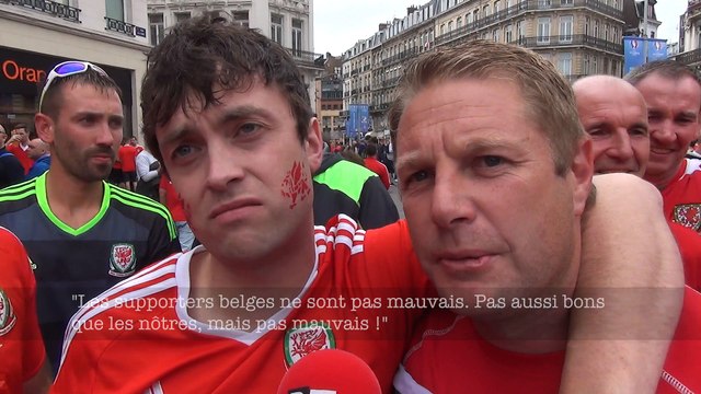 Des dizaines de milliers de Belges dans les rues de Lille pour Galles-Belgique