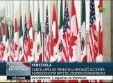Venezuela rechaza declaraciones injerencistas de Obama