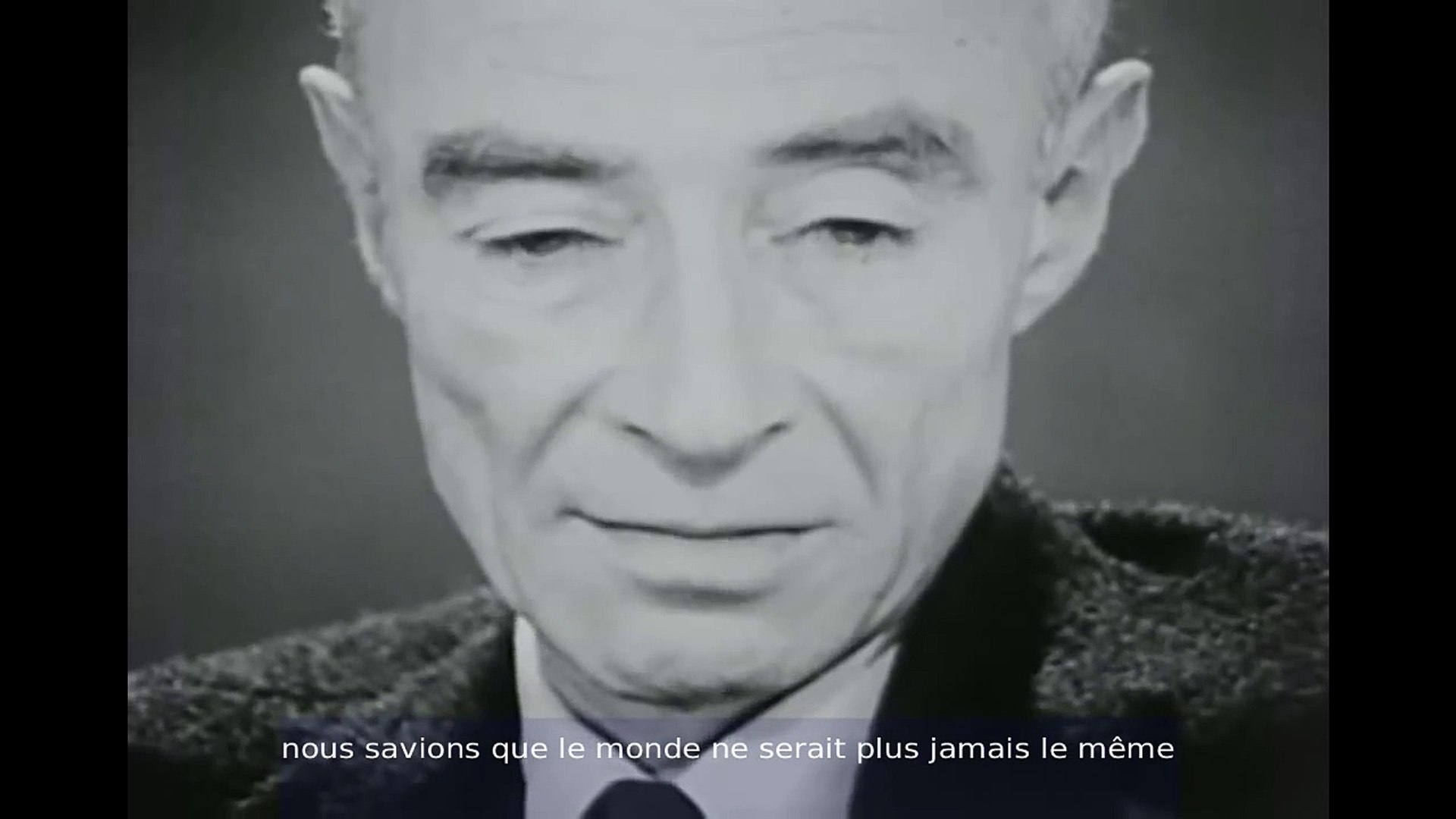 Les Regrets De Robert Oppenheimer Pere De La Bombe Atomique Video Dailymotion