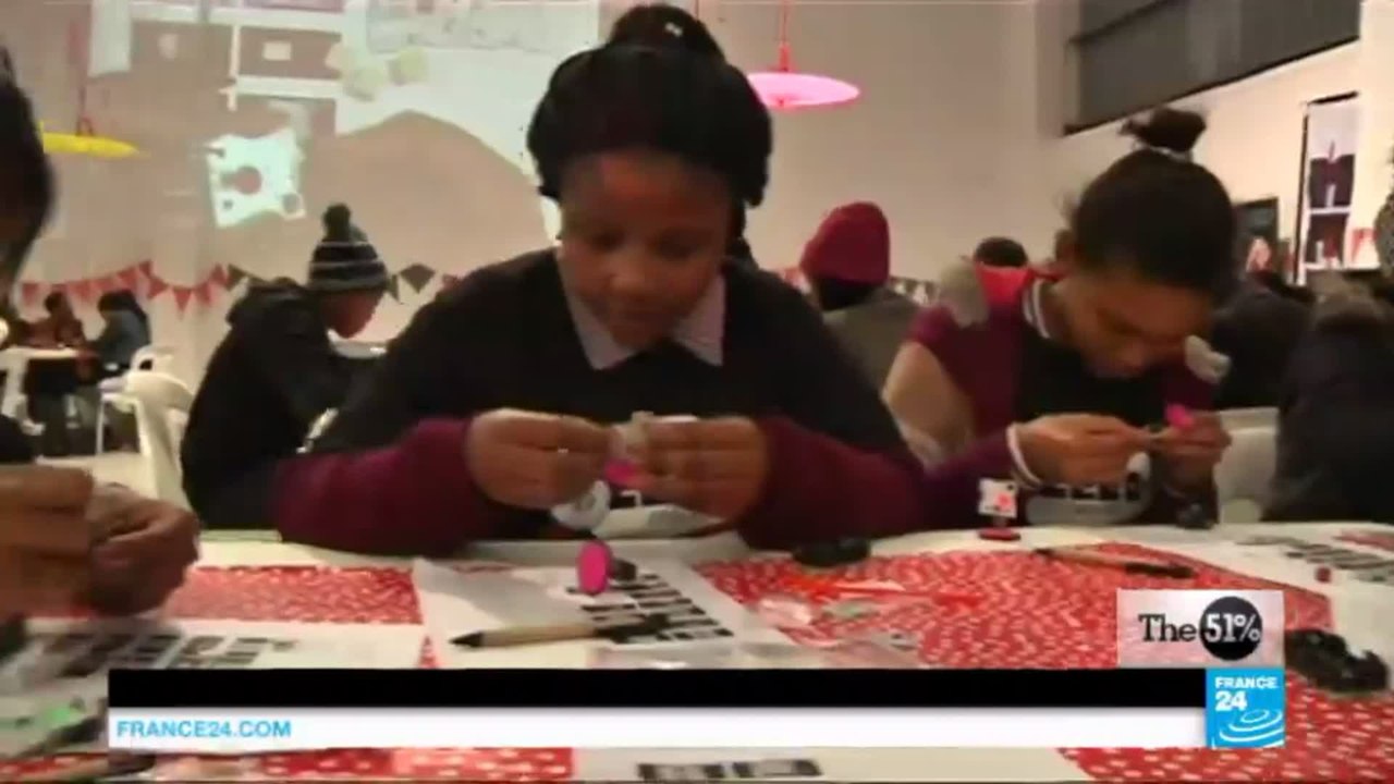 Reaching for the stars: young African women helping to build a satellite