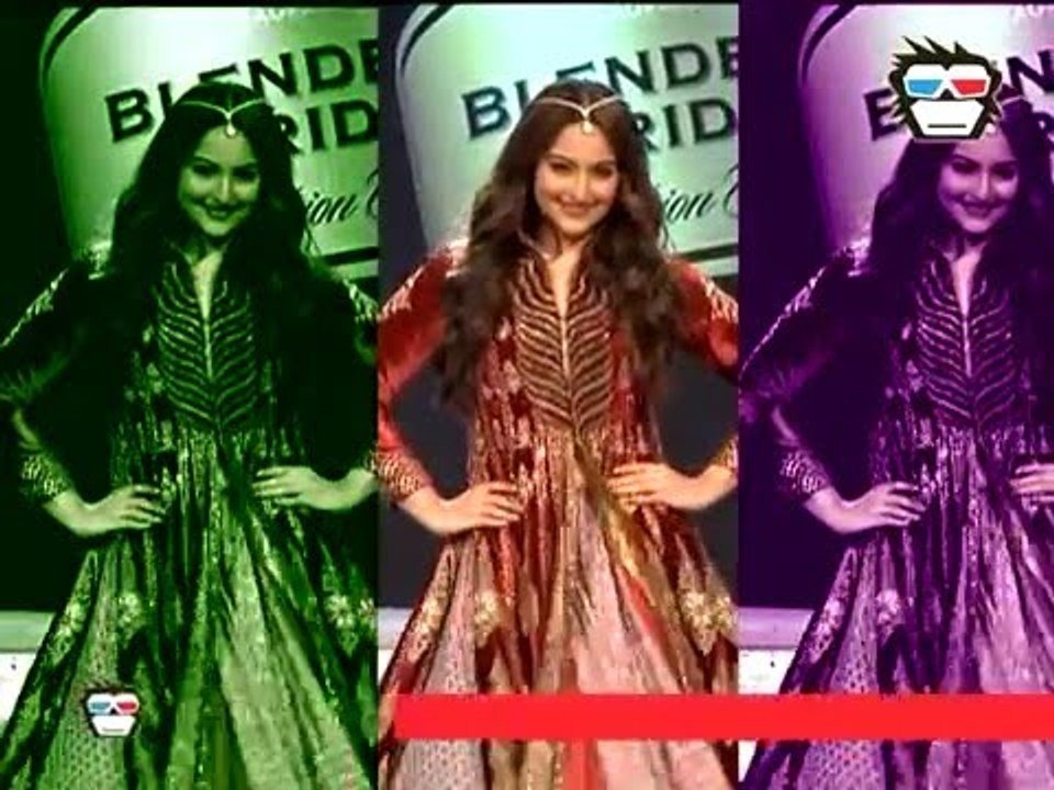 Sonakshi walks the ramp, Poonam Sinha cheers for daughter