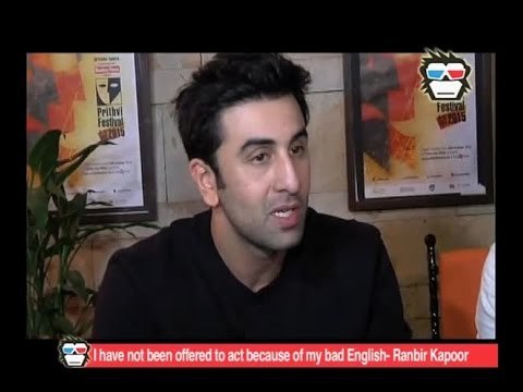 VIDEO INTERVIEW: I wasn't offered any roles because my English was poor says Ranbir Kapoor