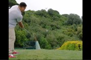 Ronaldo éclate un drone avec une balle de golf