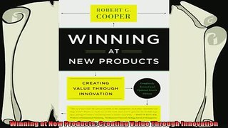 behold  Winning at New Products Creating Value Through Innovation