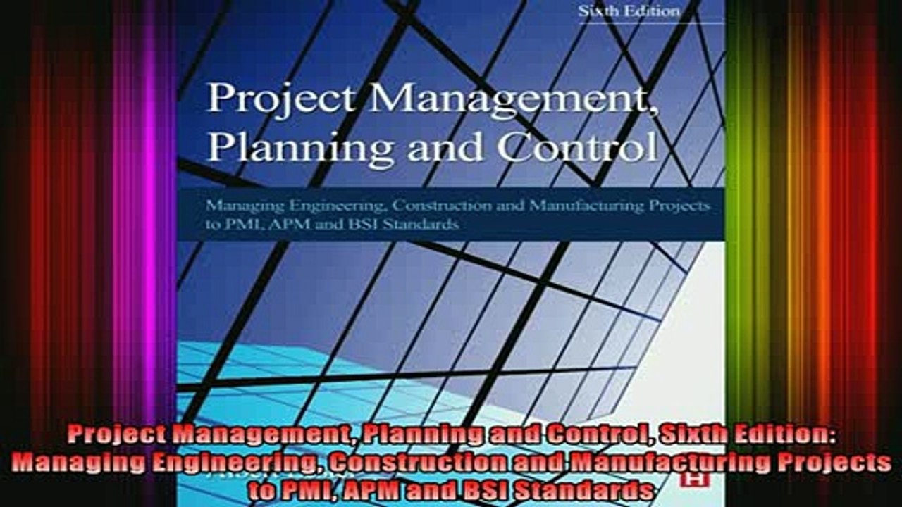 READ book  Project Management Planning and Control Sixth Edition Managing Engineering Construction Full Ebook Online Free