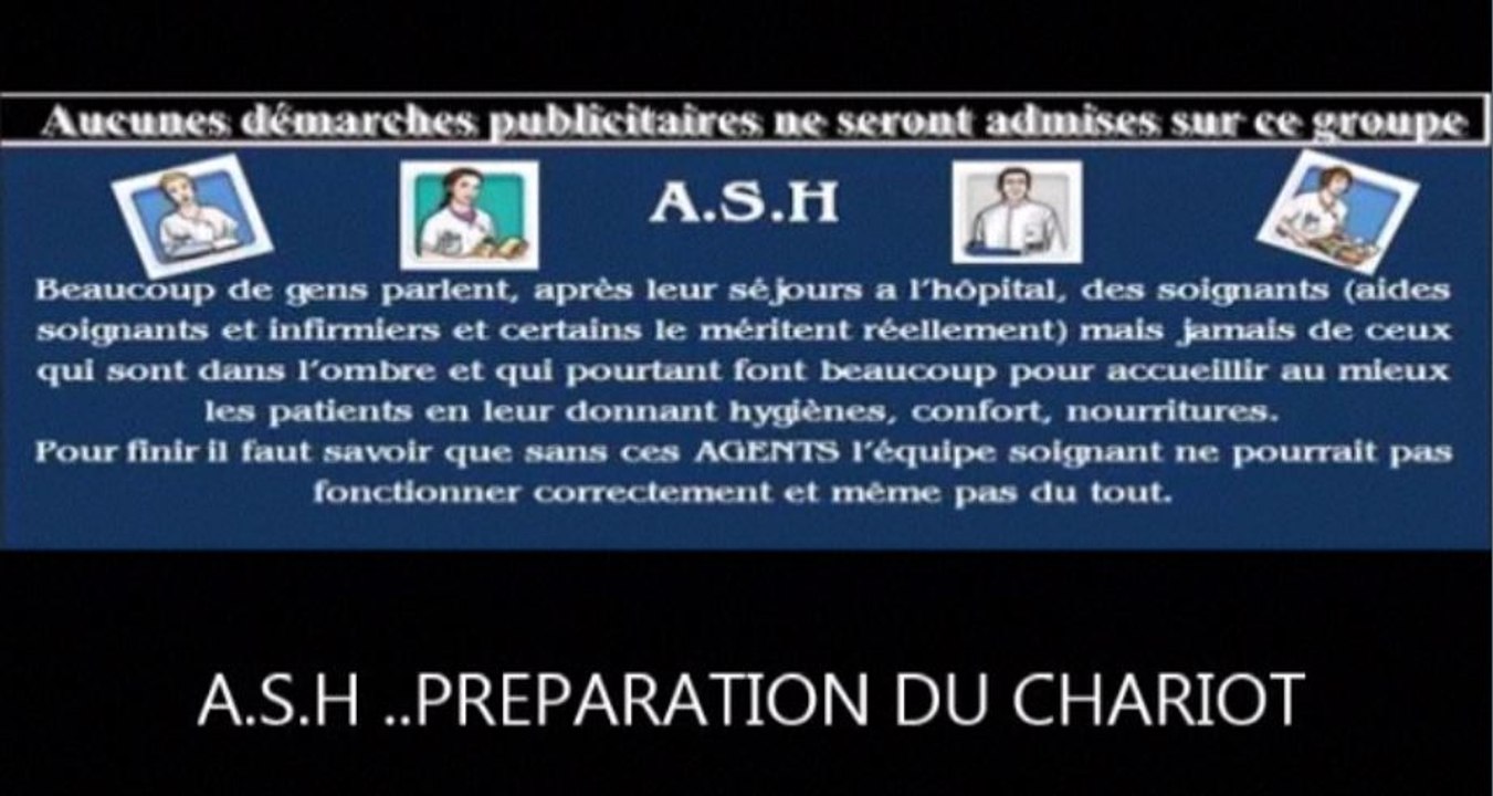 ASH..PREPARATION DU CHARIOT