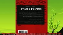 different   Power Pricing How Managing Price Transforms the Bottom Line