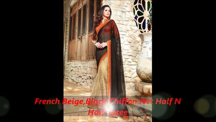 Black Color Sarees by nikvik.com