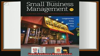 there is  Small Business Management