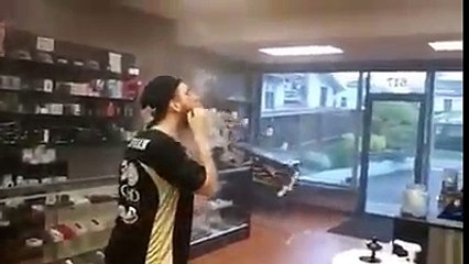 DJ Amazing neat smoke weed tricks