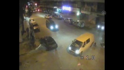 Erzincan'da Trafik Kazaları Mobese'ye Yansıdı