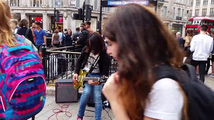 Miguel Montalban - Stairway to Heaven - Awesome busker @ Oxford Circus Tube Station, London 30/06/16