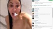 Sofia Hayat celebrates India's win over SA in shower║banned cuss words║ice bucket challenge