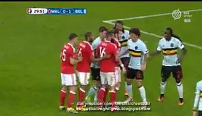Ashley Williams Super Goal HD - Wales 1-1 Belgium 01.07.2016 HD