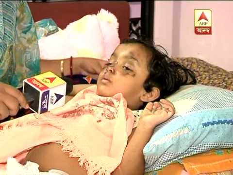 Adrika Ghosal,the little girl who fell from auto and dragged by the speeding auto for 30 meters