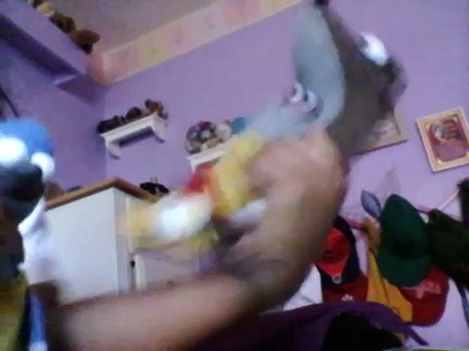 (Regular Show Plush Mordecai and Rigby Sing Pokemon Them Song )  ( music video)