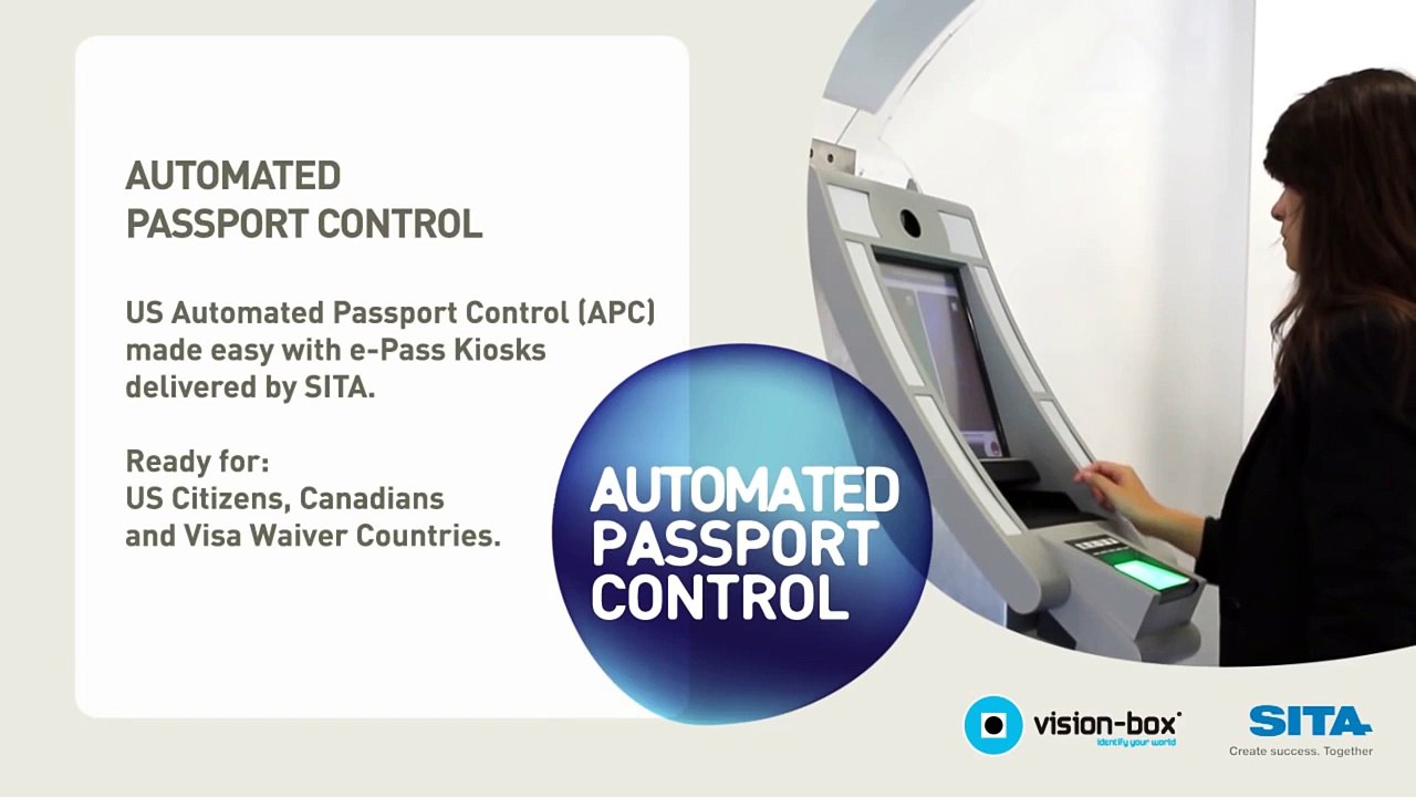 Automated passport control (APC) kiosk demo
