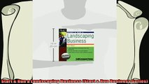 complete  Start  Run a Landscaping Business Start  Run Business Series