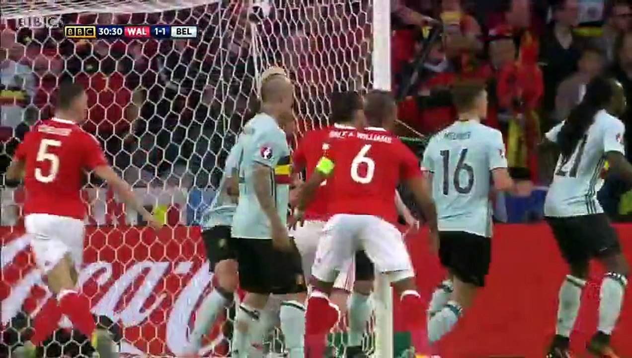 Pays de Galles vs Belgique 3-1 Résumé et tous les buts du match euro 2016 - 2016.07.01