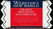 different   Websters New World Grant Writing Handbook