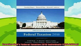 there is  Prentice Halls Federal Taxation 2016 Individuals 29th Edition
