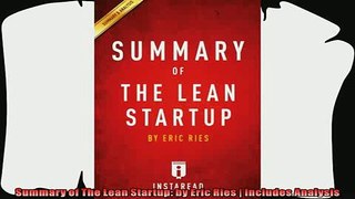 behold  Summary of The Lean Startup by Eric Ries  Includes Analysis