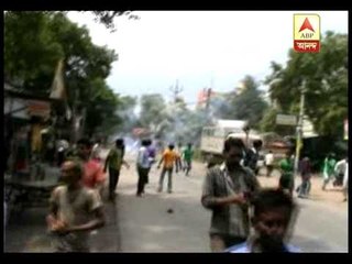 Clash between mob and police at Bandel of hoogly