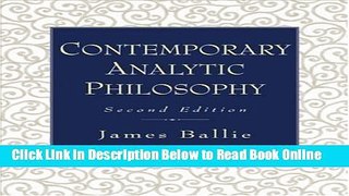 Read Contemporary Analytic Philosophy: Core Readings (2nd Edition)  Ebook Free