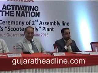 Honda Plant visit at Becharaji in Gujarat and press meet