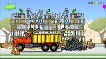 Auto und Lastwagen Cartoon für Kinder | Traktor Bagger Feuerwehrauto und Polizeiauto | Ki