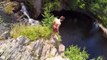 Insane Cliff Jumping