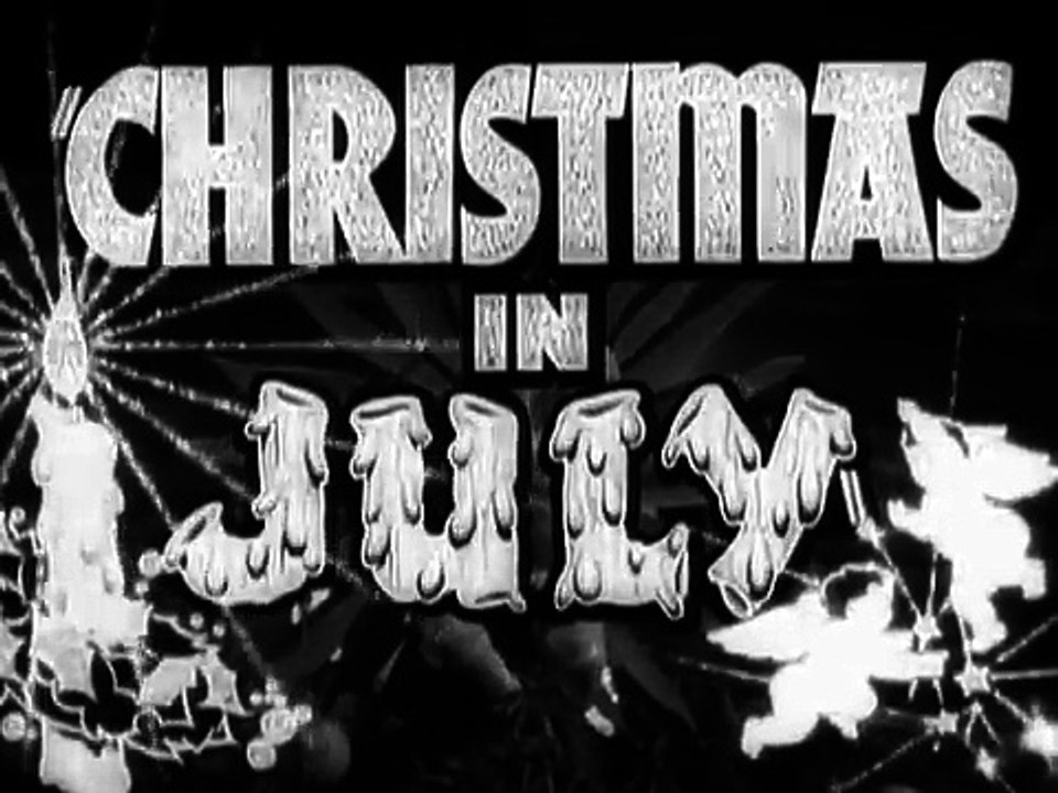 Christmas in July Trailer