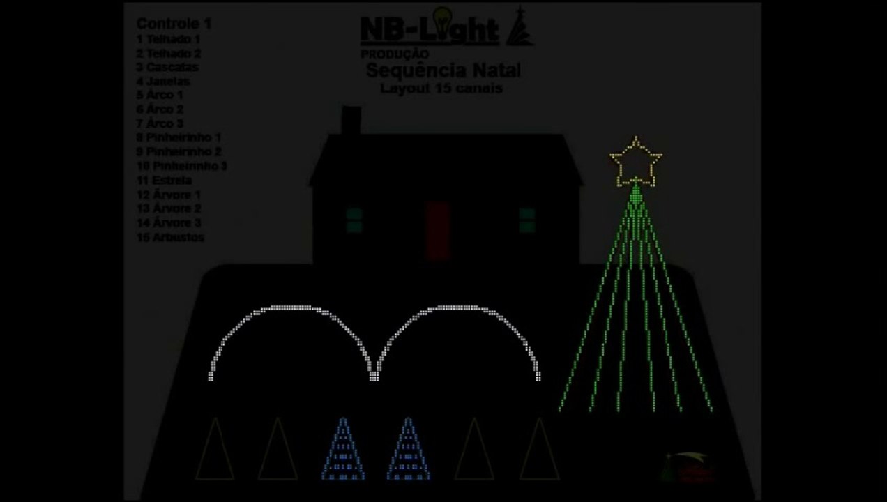Sequence NB-Light - 15 channel - Natal Brilhante