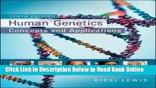 Read Human Genetics 10th (tenth) edition  Ebook Free