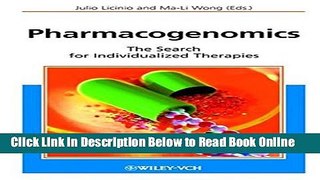 Read Pharmacogenomics: The Search for Individualized Therapies  PDF Free