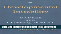 Read Developmental Instability: Causes and Consequences  Ebook Free
