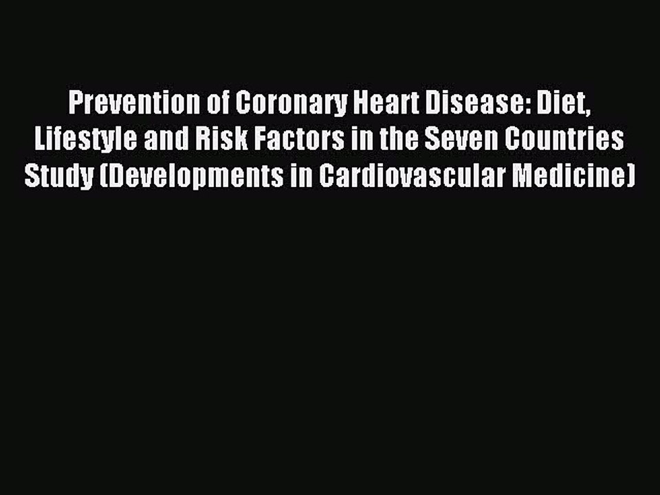 Download Prevention of Coronary Heart Disease:...