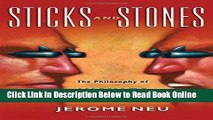 Read Sticks and Stones: The Philosophy of Insults  Ebook Free