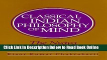 Read Classical Indian Philosophy of Mind  Ebook Free