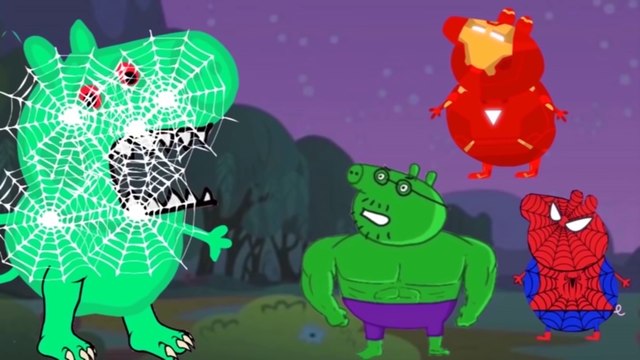 Peppa Pig - New George is Stung By Bee - Peppa Pig English Character Episodes - Cartoons For Kids