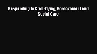 Read Responding to Grief: Dying Bereavement and Social Care PDF Free